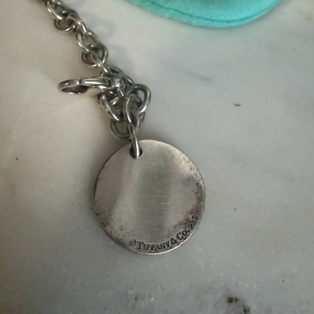 Tiffany & Co. Silver Notes Bracelet 7.25" w/ Patina & Character (a few dings) - Picture 5 of 9
